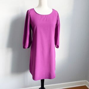 Brenda's Plum Shift Dress